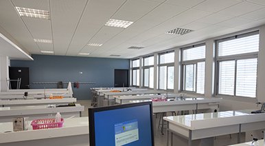 One of the lab rooms from my high school